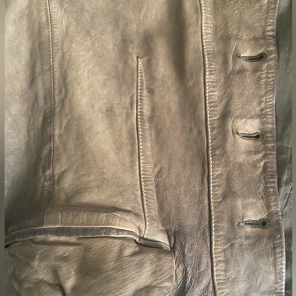 NWT All Saints Leather Usprey Shrunken Jacket Women’s $620 RARE - Picture 6 of 11